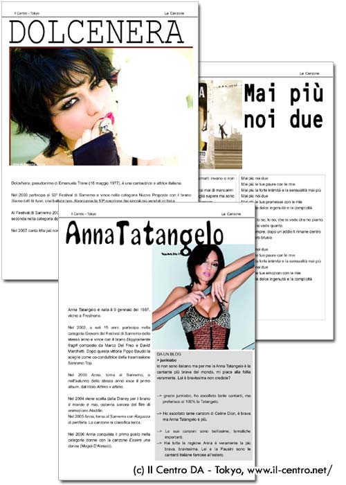 corso canzone イタリアカンツォーネコース